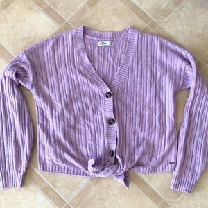 HOLLISTER TIE-FRONT CARDIGAN SIZE SMALL